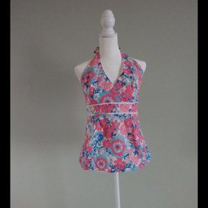 Lilly Pulitzer Floral Halter Top